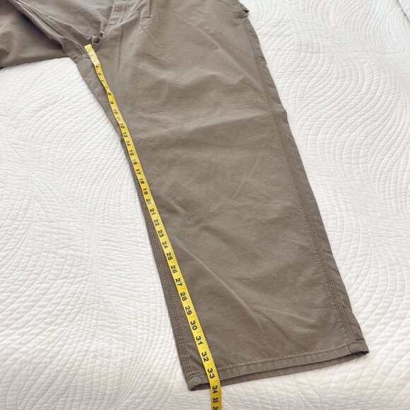 Carhartt B151 Men’s Work Pants 50x32 Brown Loose Fit Canvas Utility - Picture 13 of 15
